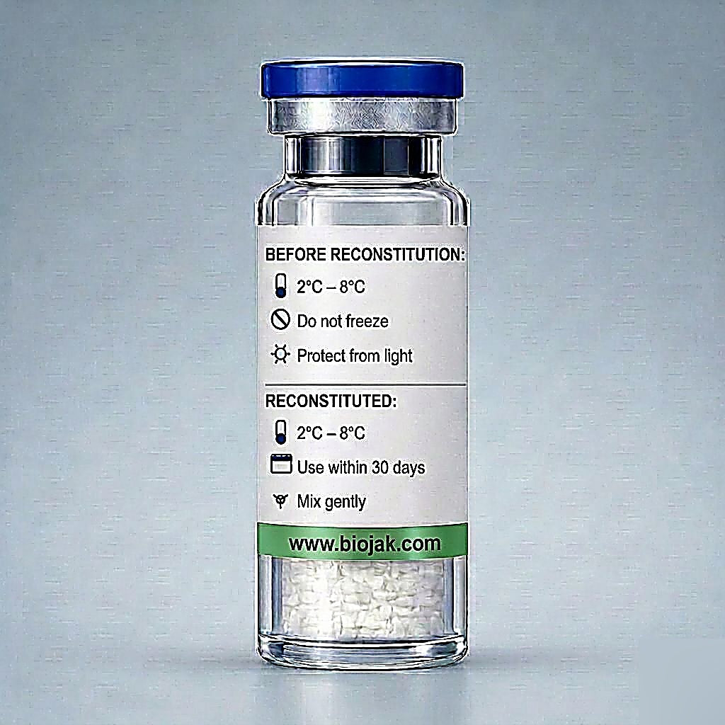 Epitalon — etiqueta posterior