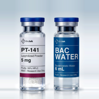 PT-141 5 mg con agua bacteriostática de 6 mL