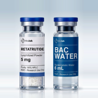 Retatrutide 5 mg con agua bacteriostática de 6 mL