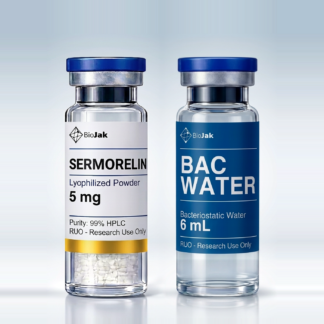 Sermorelin 5 mg con agua bacteriostática de 6 mL
