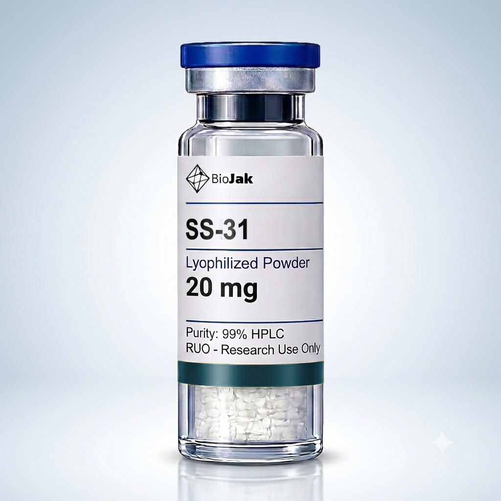Vial liofilizado de SS-31 (elamipretida) 20 mg de BioJak