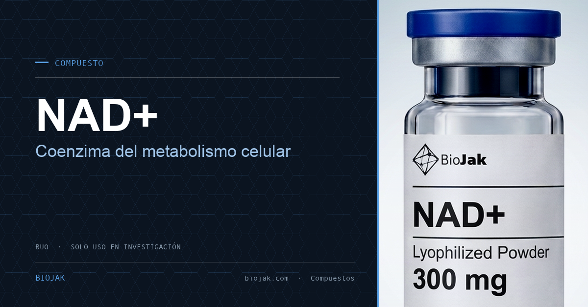 Imagen del artículo de BioJak sobre nad plus investigacion celular, material de investigación de laboratorio